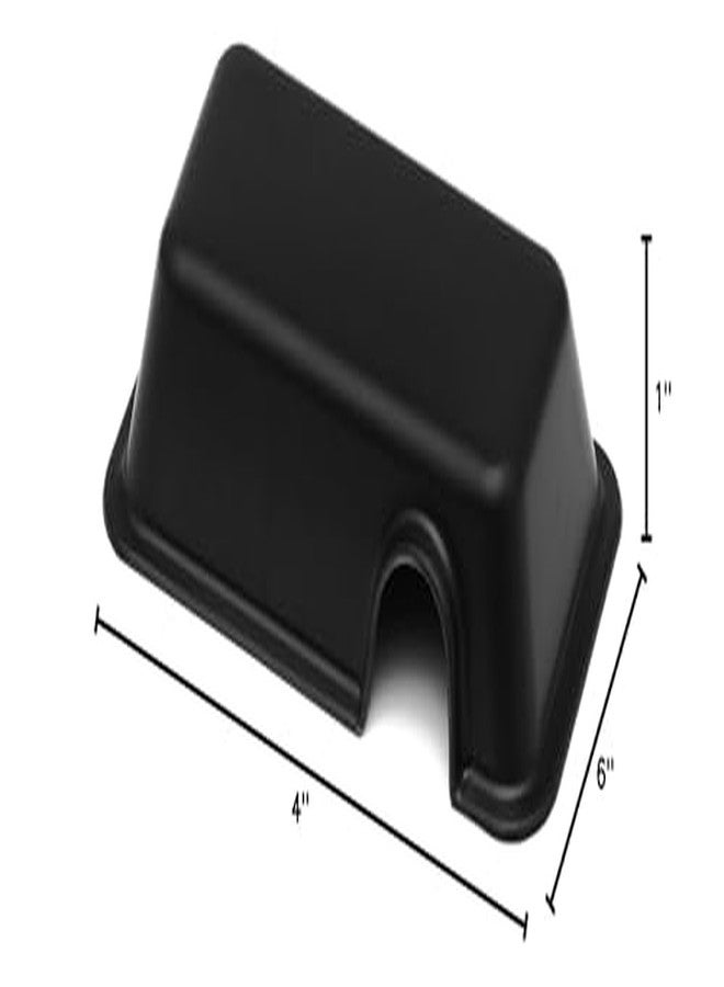 صندوق اختباء مستطيل من جانجل بوب للزواحف والثعابين - بلاستيك متين - يوفر ملاذًا مظلمًا لتقليل توتر الحيوانات الأليفة - مخابئ زواحف اقتصادية لأحواض الزواحف - صغير - 5.5 بوصة × 3.25 بوصة × 1.5 بوصة - Image 2